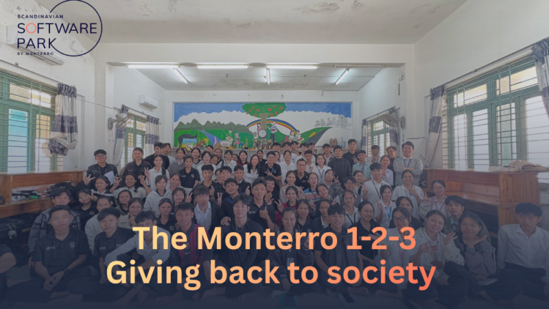 The Monterro 1-2-3: Giving back to society 10 Monterro 123 EN