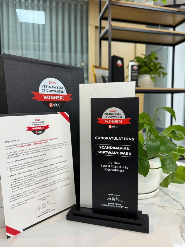 Scandinavian Software Park has once again been recognized as the Best IT Workplace by ITViec! 2025 1 itviec 1